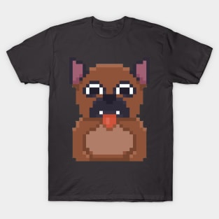 Pixel Puppy Pug T-Shirt